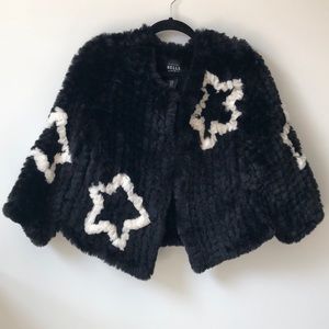 Faux Fur Black Star Jacket